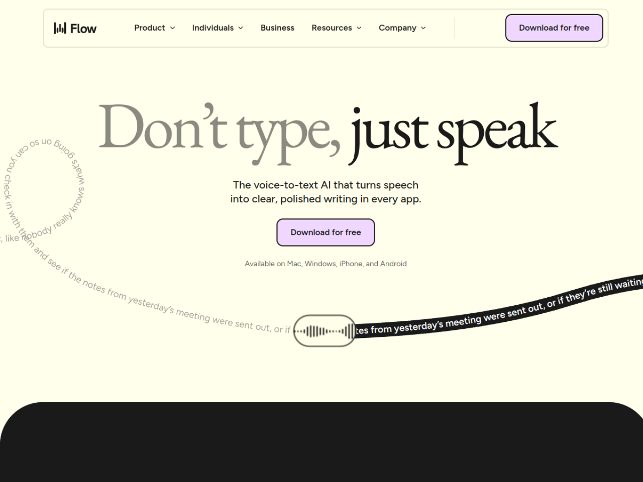 Wispr Flow screenshot