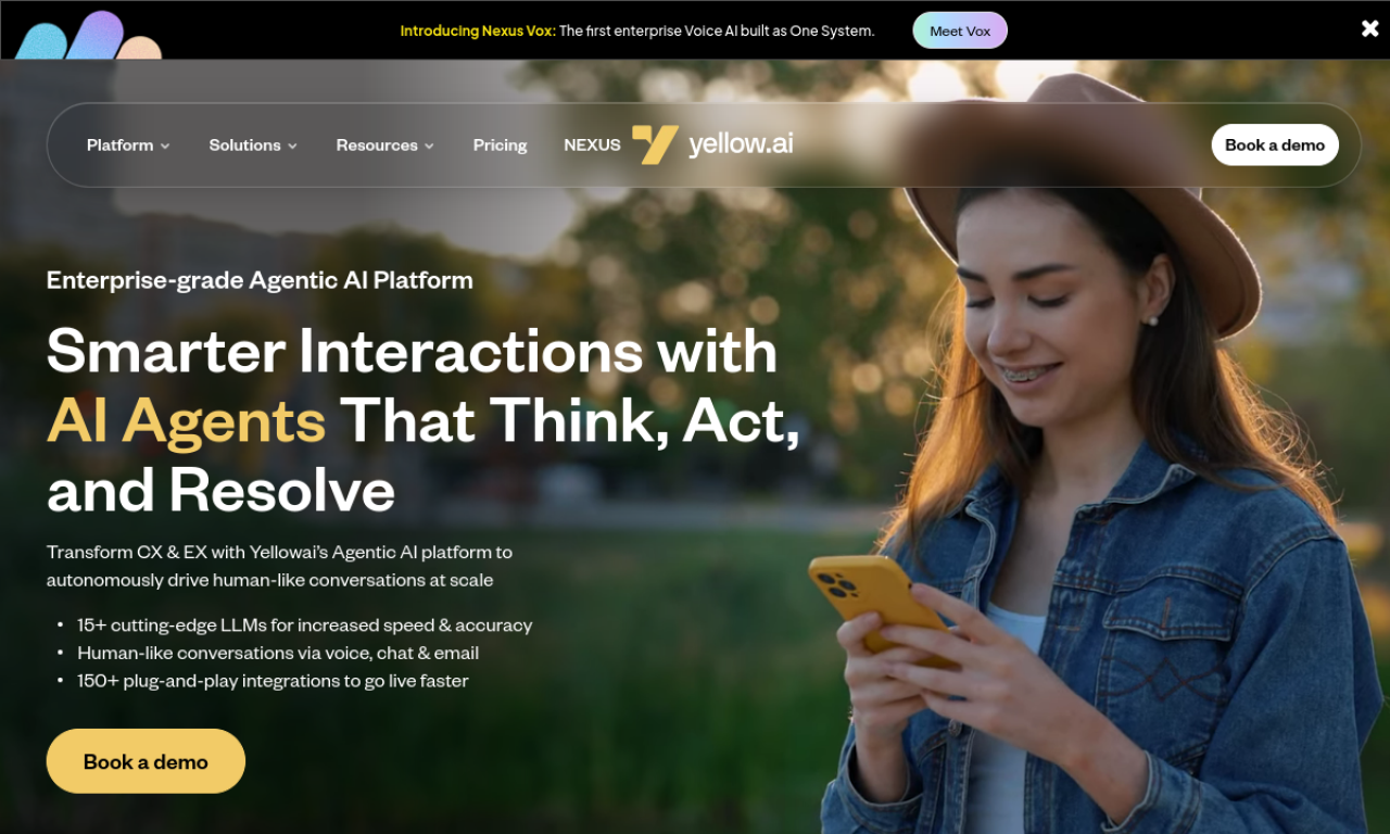 Yellow.ai screenshot