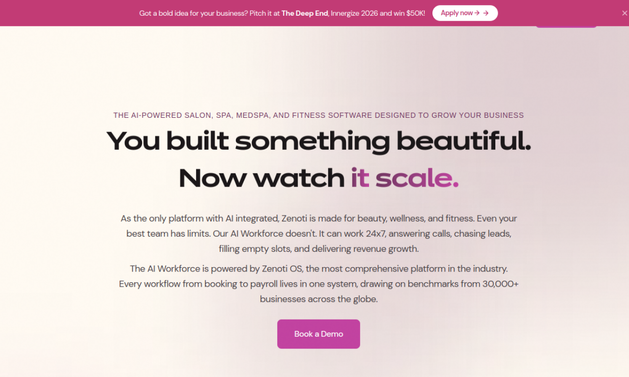 Zenoti screenshot